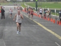 Steve Dinneen sprinting up the finishing straight
