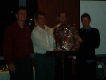 John Meagher, Chris O'Connor, Graeme Olden & Cameron Baker with State League Premierhsip Shield