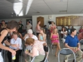 The crowd seated prior to the opening