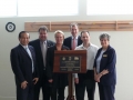 Councillor Robert Chong, Councillor John Koutras, Kirstie Marshall, Graeme Olden - past President of the Box Hill Athletic Club, Colin Organ and Councillor Helen Harris