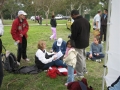 Angela Robbie organising registrations