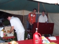 Simon Bromley, Cameron Joyce & Marcus Tilley  Preparing meals at the BBQ